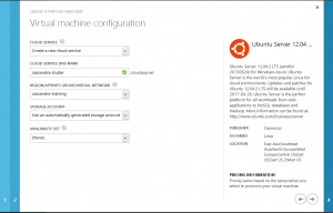 Configure Cloud Service