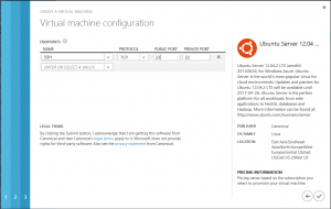 Virtual Machine Setup Endpoints